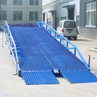 Pont de chargement mobile, plateforme de déchargement de camions, rampe de chargement pour chariots élévateurs, table élévatrice hydraulique en acier au manganèse élevé 1100-1700 mm