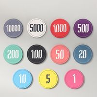 Fichas de Cerâmica Personalizadas com Códigos Antifalsificação, Fabricadas em Hangzhou, Fichas de Pontuação para Mahjong e Poker, Moedas Comemorativas de Clube
