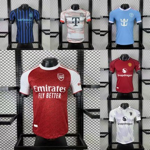 <span class=keywords><strong>Maillot</strong></span> Personnalisé en Gros Brodé 2526 Joueur Jacquard Real Madrid Manchester City Inter Miami Monterrey Flamengo Spécial en Poly Maille pour Adulte - Product Image 1