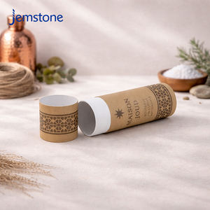 Envases de Cartón Reciclables Personalizados para Azúcar y Sal, Contenedor Cilíndrico de Cartón Marrón, Tubos de Papel para Envío de Botellas de Agua, Latas para Alimentos - Product Image 2