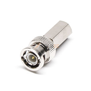 Connecteur BNC à sertir, série mâle et femelle, pour câbles RG58 50 Ohm, RG59, RG6 75 Ohm, corps en laiton - Product Image 3