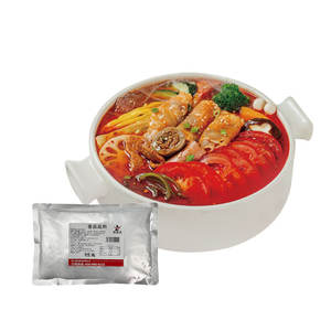 Лидер продаж, цена по прейскуранту завода-изготовителя, вкусный, мгновенный, китайский томатный суп, основа, полезный горячий горшок, приправа в пакетах 500 г/пакет - Product Image 1