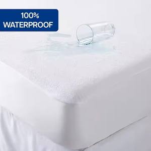 <span class=keywords><strong>Funda</strong></span> de colchón hipoalergénica 100% Protector de colchón de toalla de rizo <span class=keywords><strong>impermeable</strong></span> para Hotel - Product Image 3