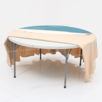Table et chaises pliantes en plastique de 6 pieds pour banquets, idéales pour l'hôtellerie, le camping et les repas en extérieur – Nouveauté 2025, vente en gros, personnalisables, faciles à transporter, design moderne