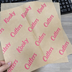 Custom Eco-Friendly Grease Proof Food Grade Wax Wrapping Paper for Sandwich Burger Bread Sushi &amp; Jelly - Product Image 1