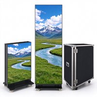 Support publicitaire mobile P4 avec écran LED pour défilé de mode, système Android