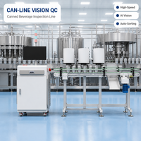 Système tout-en-un de détection visuelle des défauts et d'inspection des bouteilles vides pour la gestion de la qualité industrielle