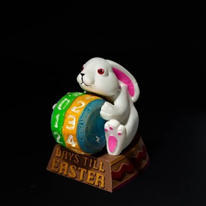 Easter Bunny Countdown Calendar Resin Craft Indoor Decoration Rabbit Shape Easter Gift - Product Image 2