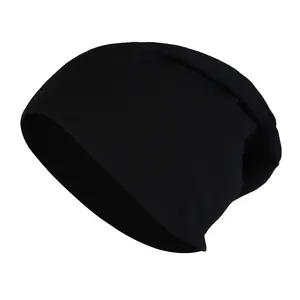 Unisex Double Layer Warm Winter Ski Hat Beanie Customized Solid Color Plain Beanie Warm Cap Hat