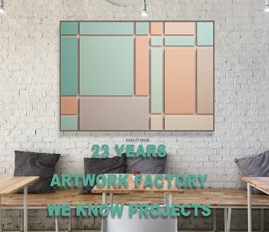 Peinture en Relief Décorative de Style Déco Moderne Peinture Murale Rétro 3D pour Salon Canapé Fond Design Suspendu - Product Image 1