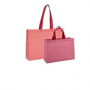 Bolsa de Compras Personalizada con Logotipo, Reutilizable, Reciclable, de Tela No Tejida, Promocional, Versátil, de Polipropileno, con Asas para el Hombro - Product Image 1