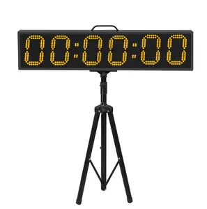 CHEETIE CP028 LED Doppelseitiger Marathon-Timer Big Racing Clock Sportrennen-Timer mit Stativ für den Außenbereich