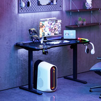 Escritorio Gamer Ergonómico de Pie Personalizado con Luces LED RGB Regulables para PC y Dormitorio