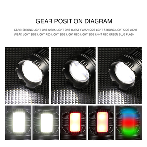 26650 bên ngoài pin Lithium 3 bánh điều chỉnh ánh sáng Kính thiên văn tập trung Đèn pin Laser <span class=keywords><strong>2D</strong></span> nhôm đèn pin - Product Image 5