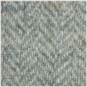 Sang Trọng Và Hữu Cơ 100% Merino Len Anh Xương đòn Tweed Sợi Nhuộm Cho Áo Khoác Của Phụ Nữ - Product Image 3