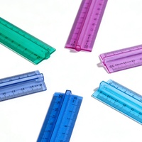Règle droite en plastique transparente Surwin 30 cm de haute qualité, best-seller, pour l'école, épaisseur 0,1 cm, certifiée EN71/ASTM/FSC