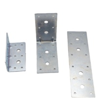 Supports d'angle en L en acier galvanisé sur mesure pour étagères, fabrication de tôlerie OEM, estampage certifié IATF16949 de la marque HDF