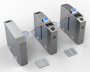 Twee rijen ESD-bescherming roestvrijstalen draaipoort met ID/IC-kaartlezer, CE-gecertificeerd, 8-inch Full HD LCD-scherm - Product Image 3