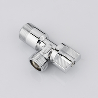 Robinet d'angle en laiton personnalisé PPW Factory, robinet d'arrêt d'eau de haute qualité pour salle de bain, évier de cuisine, toilettes, système de plomberie, chrome