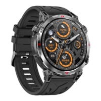 Montre connectée sportive robuste AMOLED 1,56 pouces, GPS, haute résolution, affichage permanent, étanche 3ATM, appel magnétique, Android, réveil