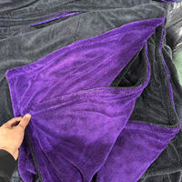 Serviette de lavage de voiture en microfibre, sans rayures, très absorbante, chiffon de nettoyage à séchage rapide, lavable, réutilisable, pour le detailing automobile
