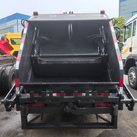 Camion compacteur de déchets Dongfeng 4x2 7000L à chargement arrière, 6 tonnes, pour collecte des déchets dans les zones hospitalières, directement de l'usine