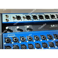 Consola Mezcladora Digital Ui24R de 24 Canales para PA en Vivo y Otros Sistemas de Sonido Inalámbricos para Estudio, Fácil Conexión a la Computadora