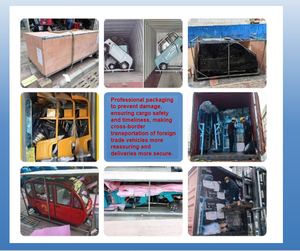 دراجة نارية كهربائية ثلاثية العجلات مخصصة للبالغين بقوة 500 واط و1500 واط و2000 واط مع كابينة وسقف ومقصورة للركاب - Product Image 5