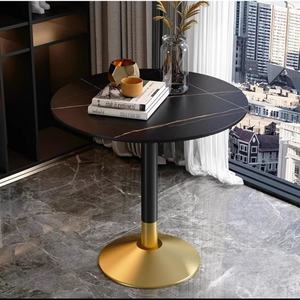 Mesa de Comedor Pequeña y Sencilla para Negociaciones y Recepciones, Mesa Circular para Cafetería, Balcón o Terraza - Product Image 2