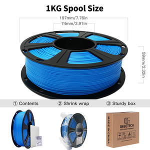 Filaments PLA Geeetech EU <span class=keywords><strong>FR</strong></span> Warehouse 1,75 mm 1 kg Bobine de filament pour impression 3D pour imprimante FDM - Product Image 6