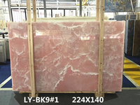 Marbre rose naturel de haute qualité pour les murs et les comptoirs de sol, onyx rose, quartz rose