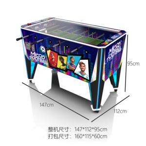 Arcade-apparatuur Desktop Voetbalmachine Spelconsole Dubbele Speler Competitief Interactief Gevecht Kick Carnaval Munt 1 Jaar - Product Image 5