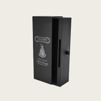 Usine en gros matériaux recyclés boîte à vin feuille d'argent Logo tiroir rigide carton doublé résistant aux UV EVA mousse Insert whisky