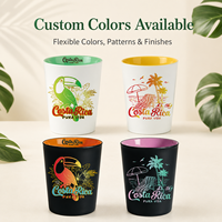 Verres à Tequila en Céramique Souvenirs Touristiques du Costa Rica pour les Invités – Lot de Petites Tasses à Vin en Porcelaine – Personnalisation OEM en Gros