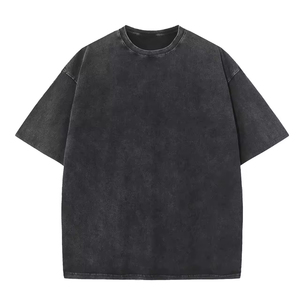 เสื้อยืดโอเวอร์ไซส์ทรงหลวม คอตตอนวอช 230gsm แบบยูนิเซ็กส์ สไตล์วินเทจ ขายส่ง - Product Image 6