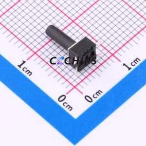 TS010-TBW1EH10.0 Tactile Switch SMD-4P,4.5x4.5mm Switch Single Pole Single Throw Round Button 1.8N Vertical Mount - Product Image 2