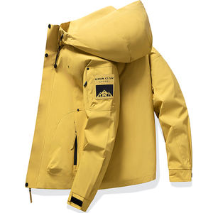 Chaqueta explosiva para hombre 2025, chaqueta holgada impermeable para hombre, chaqueta con capucha cortavientos para primavera y otoño, estilo informal y a la moda. - Product Image 4