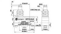Micro-interrupteur 15A 125/250V AC, interrupteur de fin de course à plongeur pour ascenseur