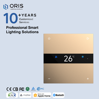 Termostato Inteligente Zigbee LTECH con Pantalla Táctil OLED, Control por Voz, Control Inteligente para el Hogar, Uso Comercial en Hoteles, Compatible con Homekit