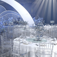 Chaise Napoléon moderne en résine blanche avec joint en bambou pour mariage, en plastique PC, pour hôtel, banquet, salle à manger, événement, restaurant, mobilier