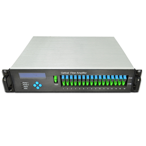Haute puissance Ftth optique double puissance Catv 16 ports <span class=keywords><strong>23</strong></span> <span class=keywords><strong>Dbm</strong></span> 1550 Wdm Edfa - Product Image 3