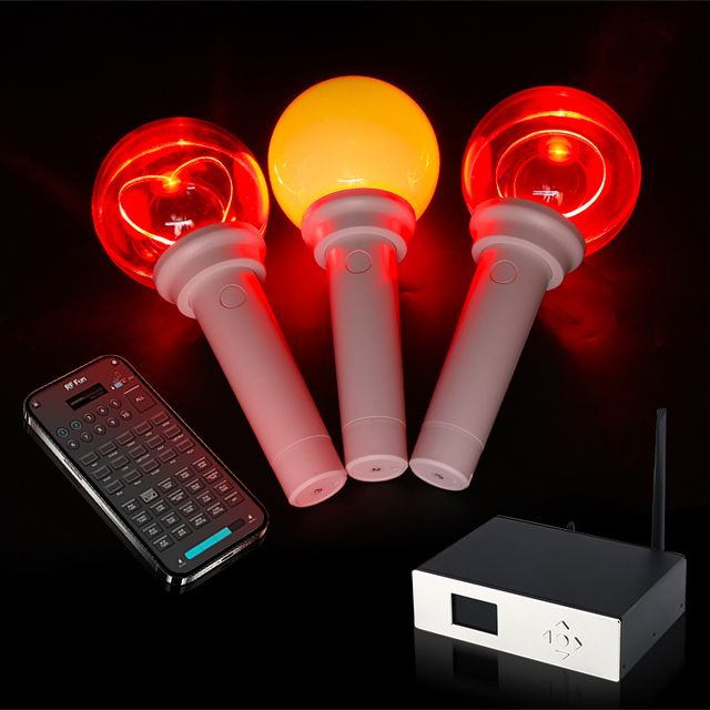 Text-Display Acrylic Lightstick APP Control Programmable LED Glow Stick Penlight for Concert Fan Support Branding Event