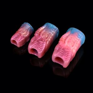 NNSX Dragon Head Design Sleeve for Cock Textured Fantasy <b>Dildo</b> Accessories for Men Penis Enlargement Device Juguetes Sexuales - Product Image 1