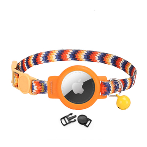 <span class=keywords><strong>Collier</strong></span> <span class=keywords><strong>pour</strong></span> chat réglable avec AirTag, boucle de sécurité détachable, étui en silicone étanche, support imprimé en nylon, ensembles de colliers de suivi <span class=keywords><strong>pour</strong></span> animaux de compagnie - Product Image 6