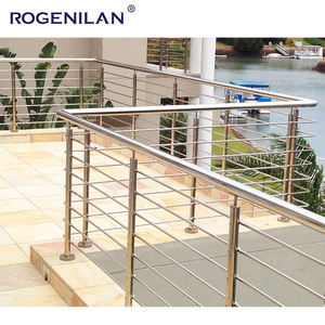 Rogenilan in alluminio verniciato a polvere montanti in fune progettati su misura ringhiere <span class=keywords><strong>per</strong></span> fune <span class=keywords><strong>per</strong></span> <span class=keywords><strong>balcone</strong></span> residenziale guardrail - Product Image 4