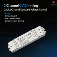Variateur de lumière DALI 2CH*10A 12-48VDC CV DA2 (DT6/DT8)