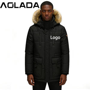 מעיל גברים תוצרת מפעל, חסין רוח, פליס חורפי, מעיל רוח עם רוכסן ארוך, מעיל פארקה בהתאמה אישית, עמיד למים, לגברים - Product Image 1