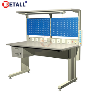 Banc de travail ESD standard pour la réparation, table d'<span class=keywords><strong>horloger</strong></span>, poste de travail électronique, conception modulaire, acier laminé à froid, multifonctionnel - Product Image 2