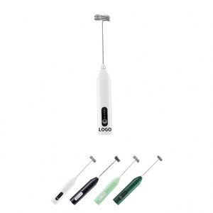Batidora Eléctrica Recargable de Metal Pequeña de Alta Calidad para Café y Leche, Ideal para Negocios - Product Image 1