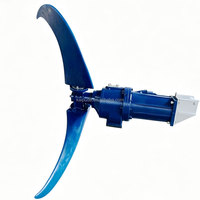 Pompe mélangeuse submersible à basse vitesse Kapud QJB5.5/4-1400/2-50P pour mélanger uniformément les boues des eaux usées, 380V, garantie 1 an